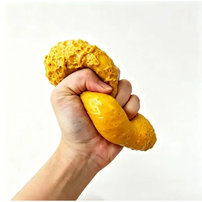 Food Storage Drums - リアルなフライドチキンのドラムスティック型のジャンボサイズのゆっくり戻るストレスボール、柔らかい食品感覚のフィジェットトイ、オフィスデスクの装飾、ギフトに最適