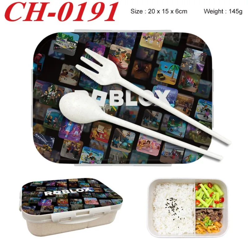 Food Storage Ideas - Robloxの弁当箱、ゲームフィギュアプリント入りランチボックス、食品保存容器、誕生日プレゼント