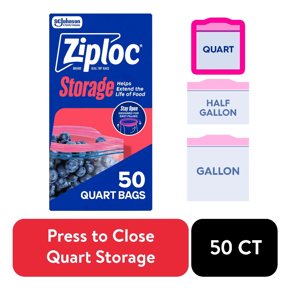 ジップロックブランド食品保存袋、学用品、グリップ＆シールテク - Food Storage Brands のレビューと価格