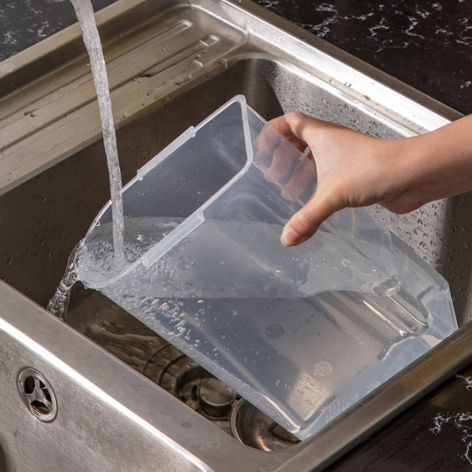 米収納容器 安全な米ディスペンサー 計量機能付き ドライフー - Food Storage Dispenser のレビューと価格