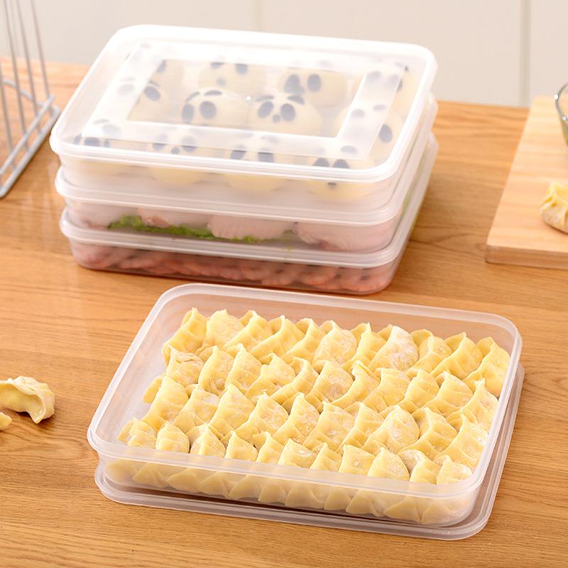 透明なキッチン収納ボックス 冷蔵庫オーガナイザー 食品グレー - Food Storage Ideas のレビューと価格