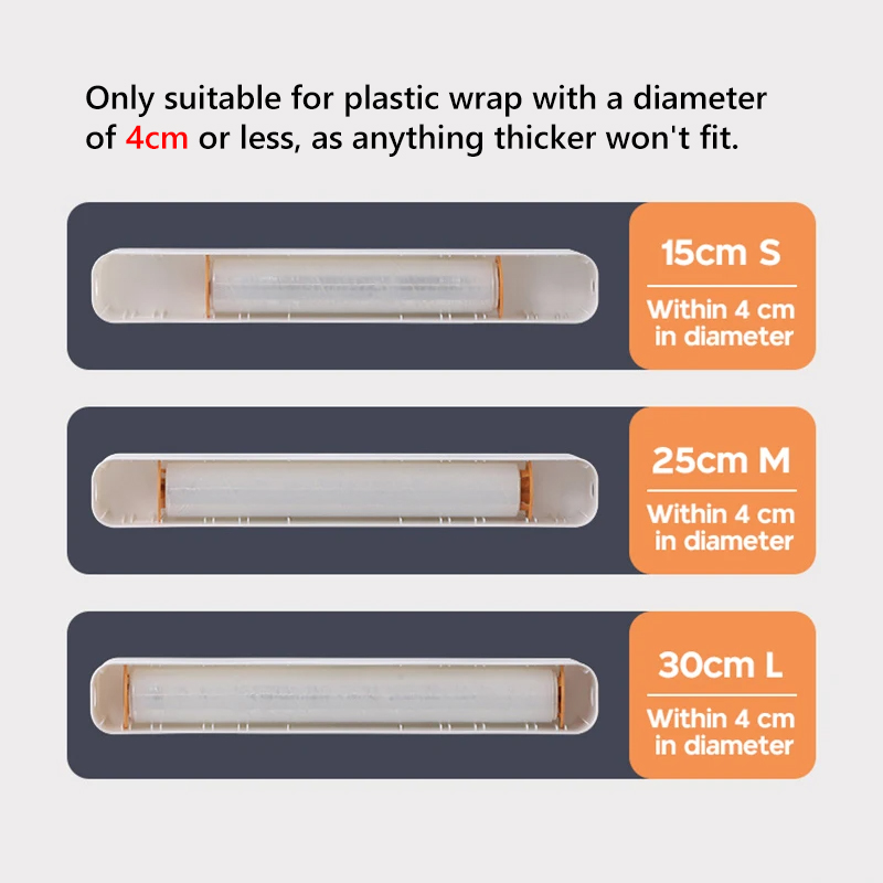 食品フィルムディスペンサー カッター付き磁気プラスチックラッ - Food Storage Dispenser のレビューと価格