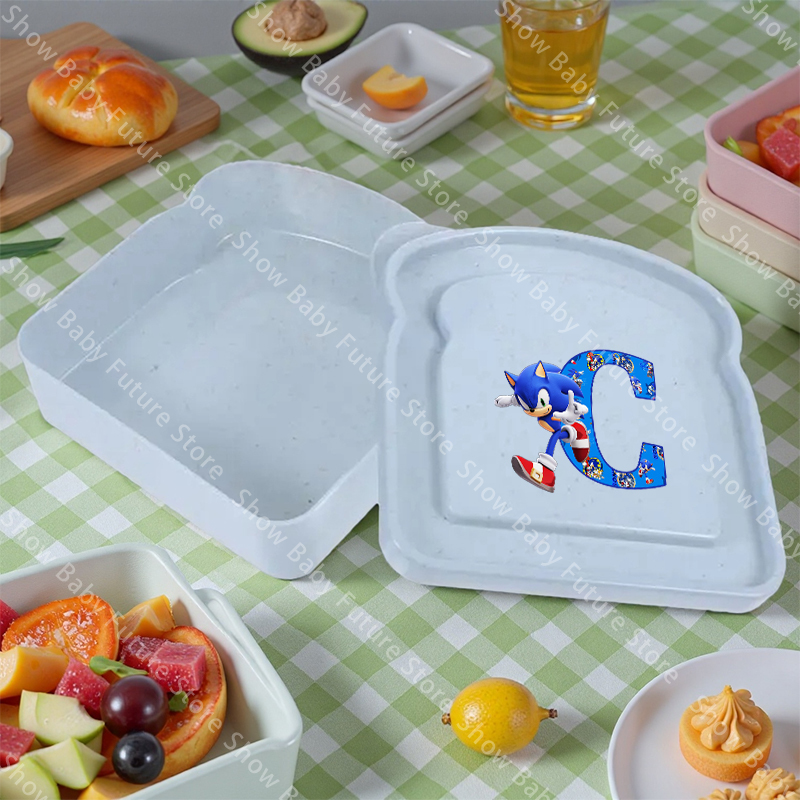 新しい漫画ソニックス文字A-Zサンドイッチ収納ボックス男の子 - Food Storage Ideas のレビューと価格