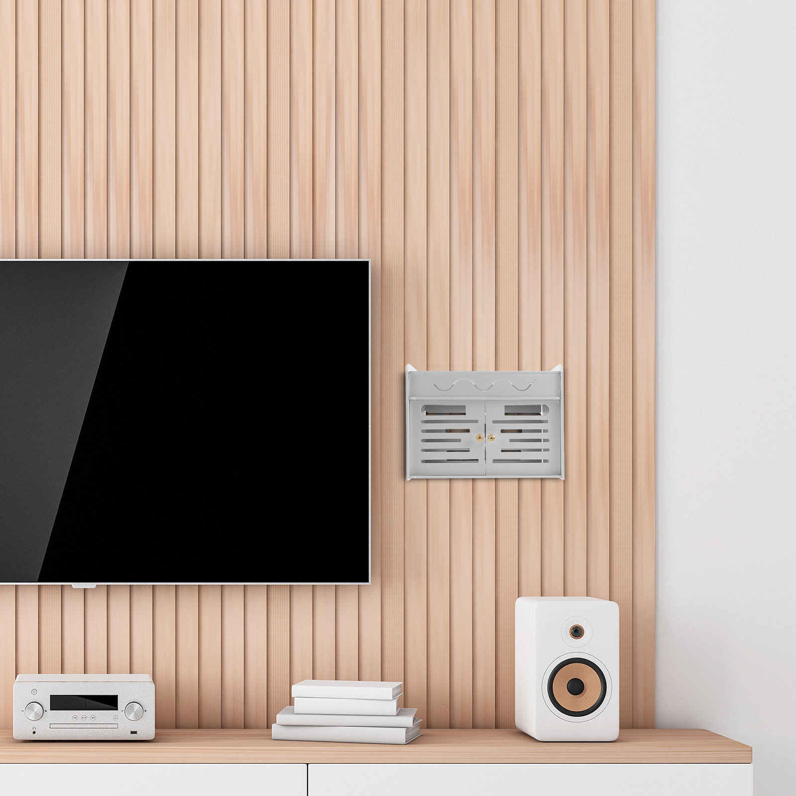 3層WiFiルーター収納ボックス ワイヤレスルーターオーガナ - Food Storage Organizer のレビューと価格