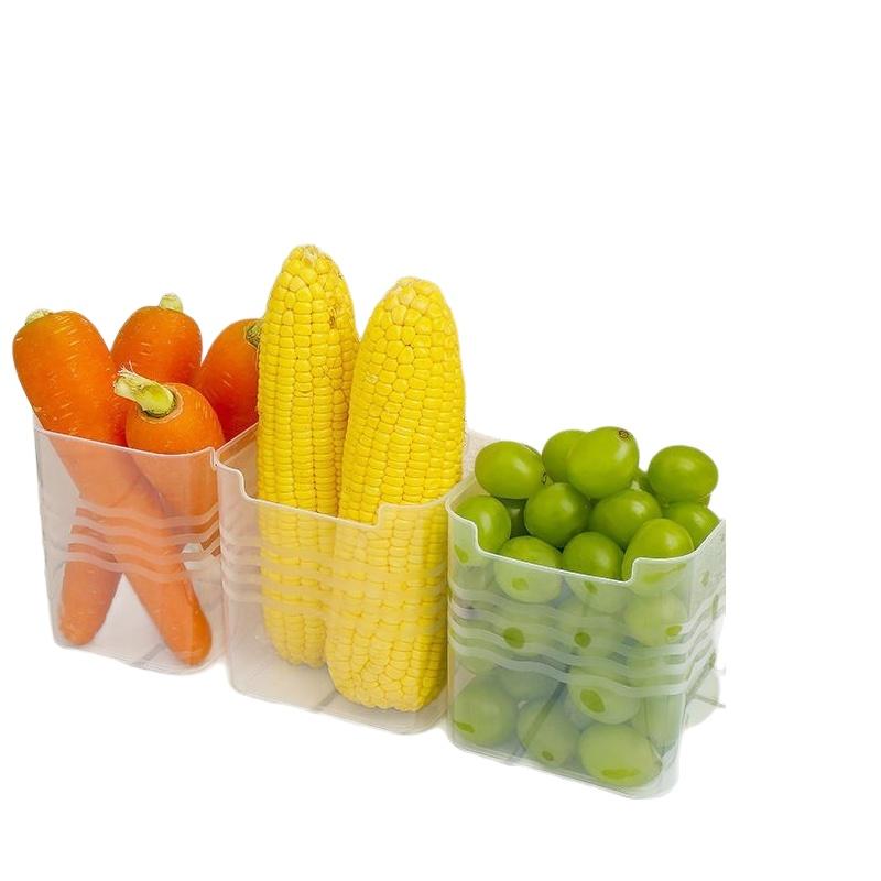 # 透明な冷蔵庫用食品整理ボックス 4個セット 積み重ね可能 - Food Storage Organizer のレビューと価格