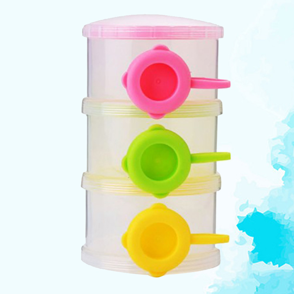 3層式携帯用ミルクパウダーディスペンサー、赤ちゃん用旅行用保 - Food Storage Dispenser のレビューと価格