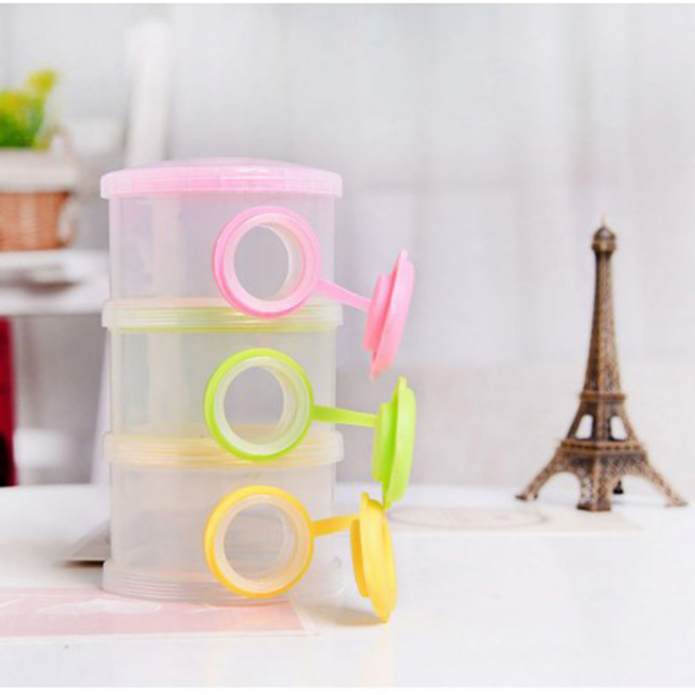 3層式携帯用ミルクパウダーディスペンサー、赤ちゃん用旅行用保 - Food Storage Dispenser のレビューと価格