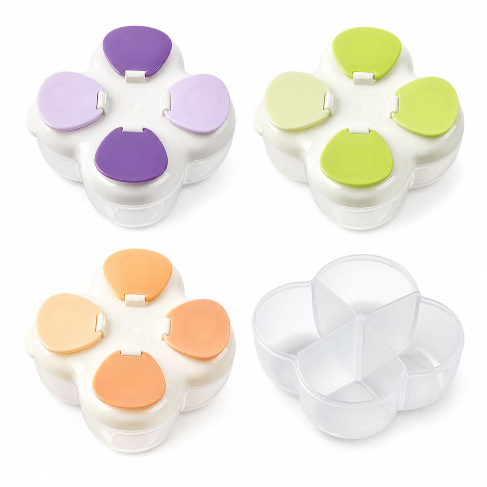 分割式フォーミュラディスペンサー 720ml 4コンパートメ - Food Storage Dispenser のレビューと価格