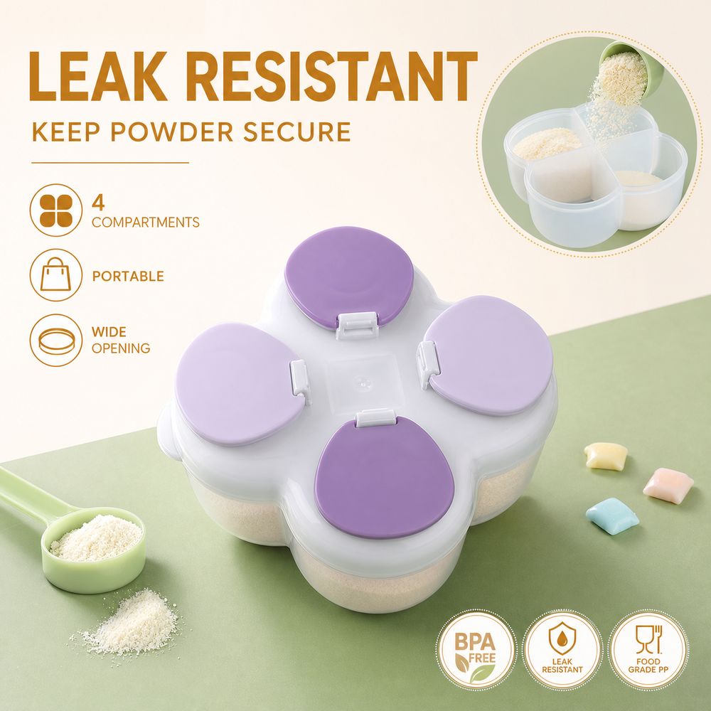 分割式フォーミュラディスペンサー 720ml 4コンパートメ - Food Storage Dispenser のレビューと価格