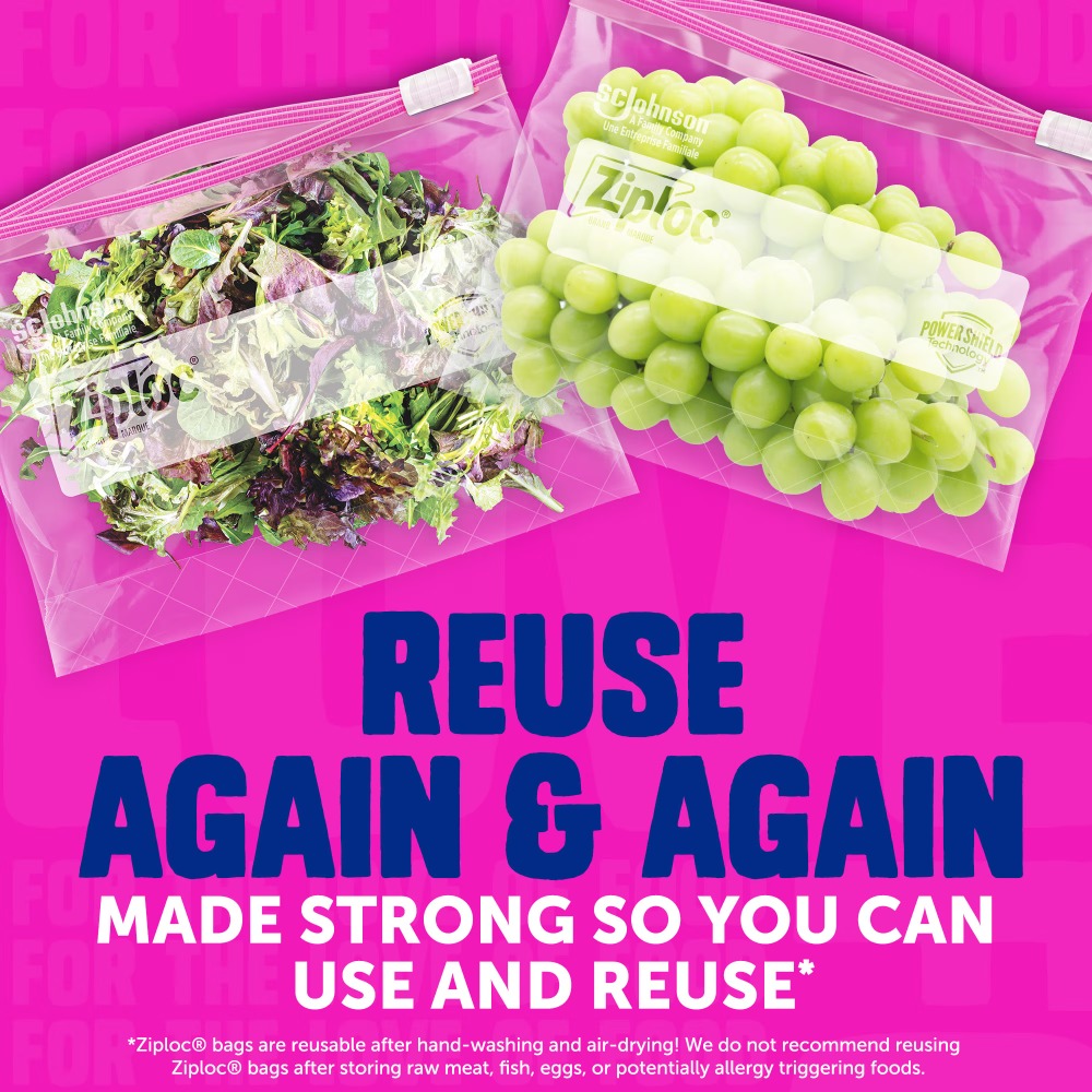 ジップロック ®   ブランド食品保存スライダーガロンバッグ - Food Storage Brands のレビューと価格