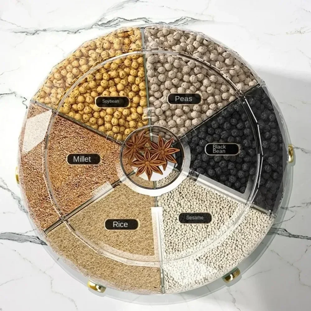 食品グレード回転式穀物ディスペンサー大容量米収納容器引き出し - Food Storage Dispenser のレビューと価格