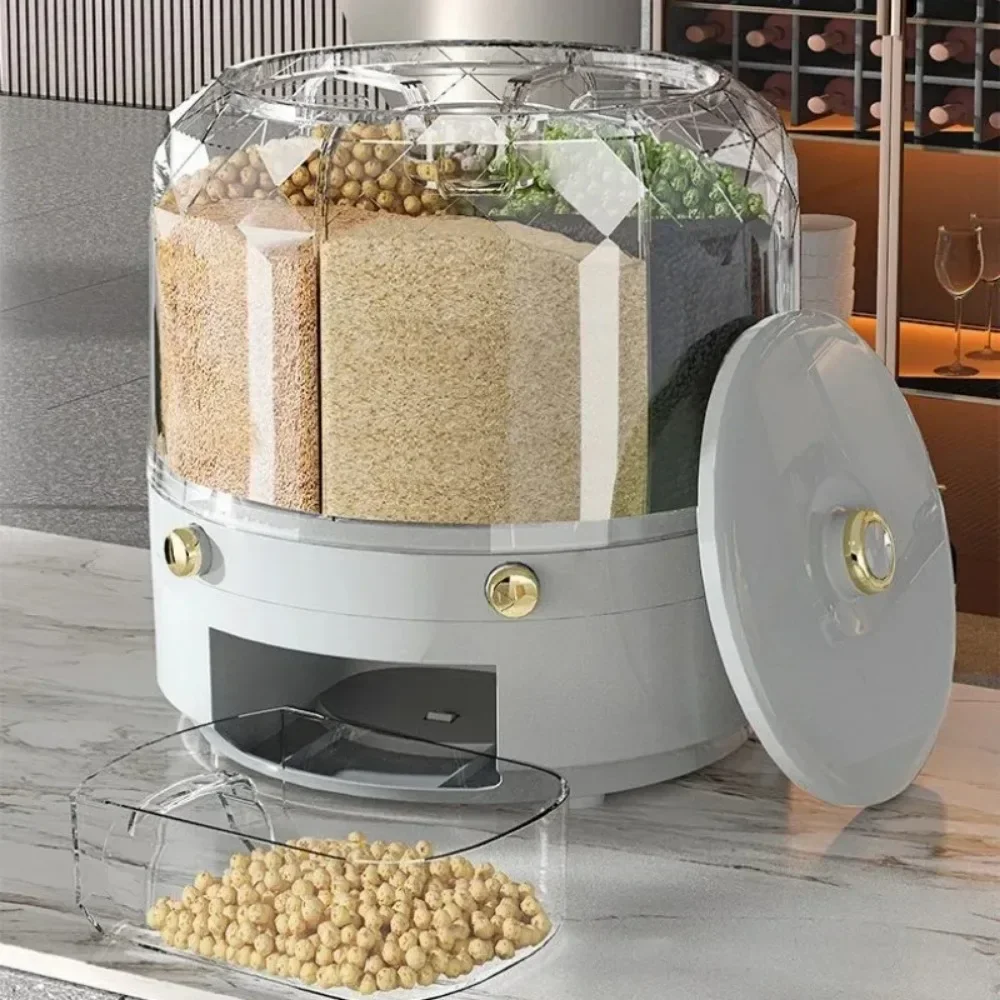 食品グレード回転式穀物ディスペンサー大容量米収納容器引き出し - Food Storage Dispenser のレビューと価格