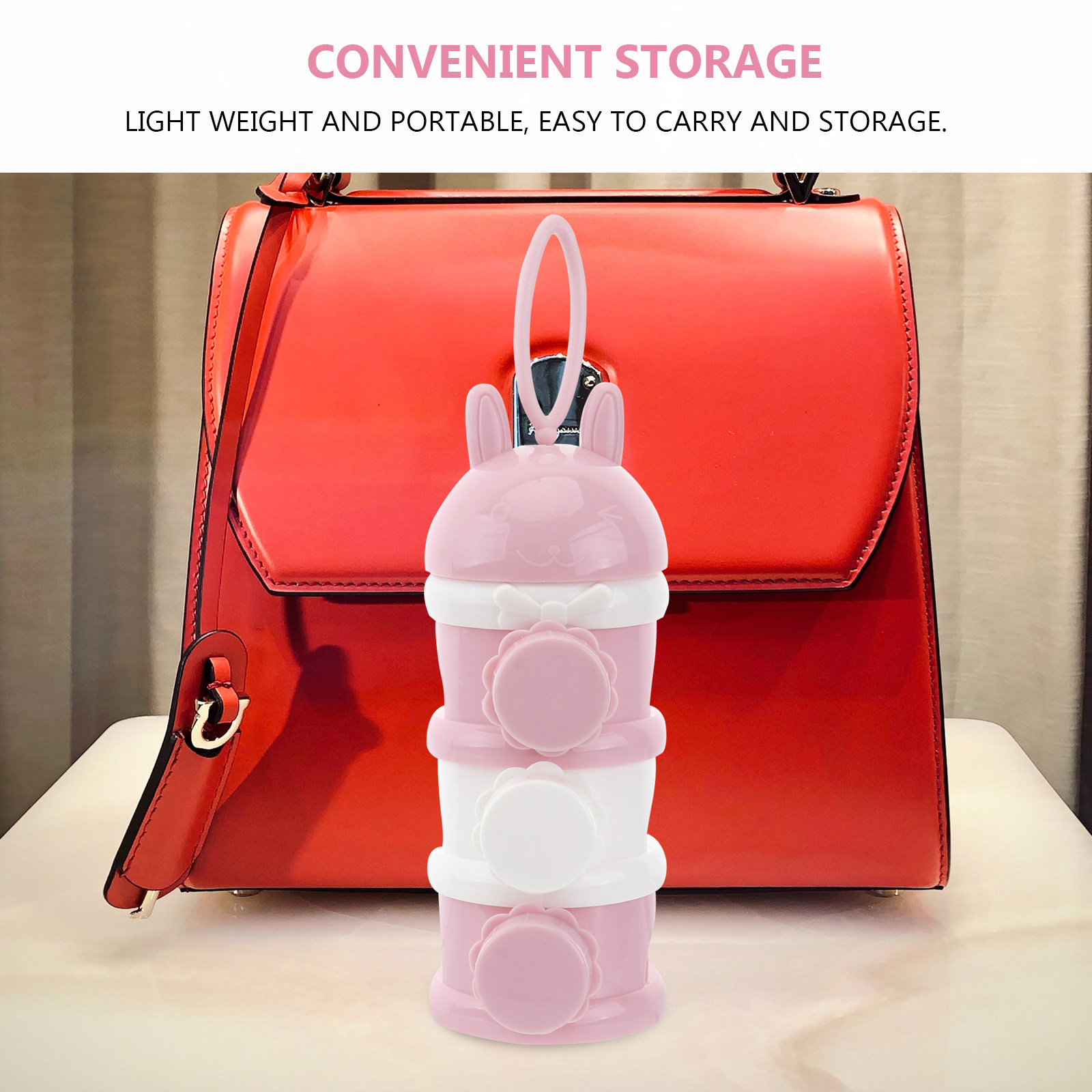 3層構造のベビーフォーミュラボックス、食品グレードのPP素材 - Food Storage Dispenser のレビューと価格
