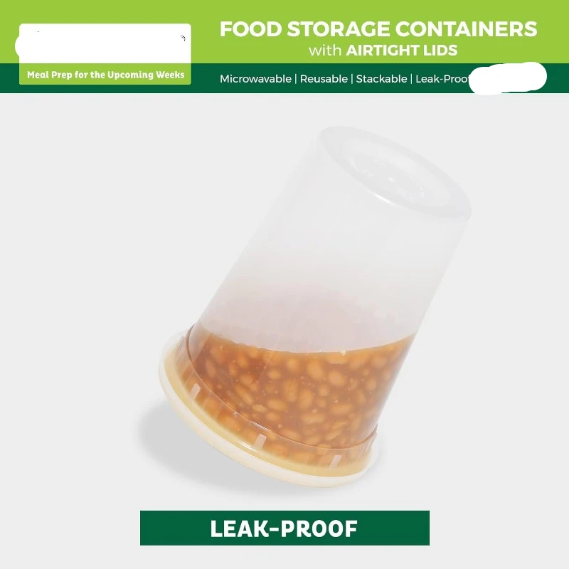 ふた付きプラスチックデリ容器、スライム、スープ、食事準備容器 - Food Storage Ideas のレビューと価格