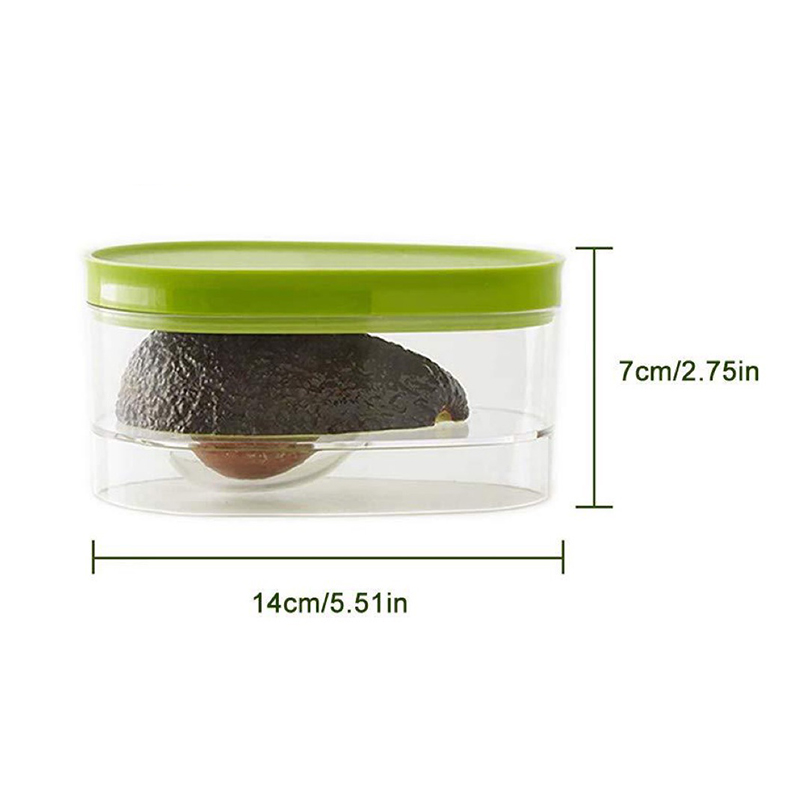 アボカド食品保存ボックス省スペースプラスチックフルーツコンテ - Food Storage Organizer のレビューと価格