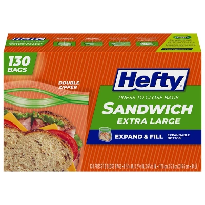 XLサンドイッチ拡張＆充填食品保存袋 - 130枚入り - Food Storage Bags Xl のレビューと価格