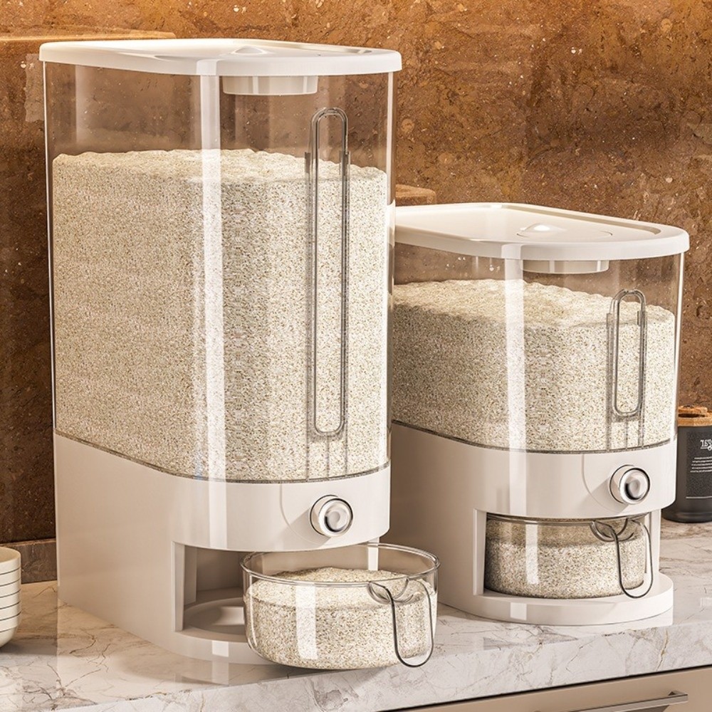 新登場の高品質密閉型防虫米保存容器 5/10KG 防湿米密封 - Food Storage Dispenser のレビューと価格