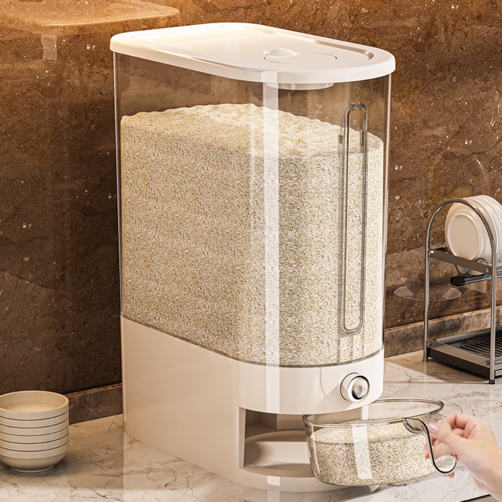 新登場の高品質密閉型防虫米保存容器 5/10KG 防湿米密封 - Food Storage Dispenser のレビューと価格