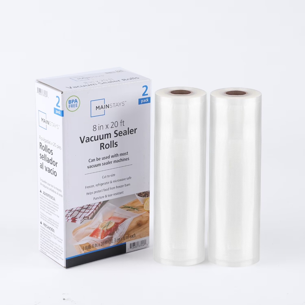 8インチ x 20フィート真空シーラーバッグロール、2個入り - Food Storage Brands のレビューと価格