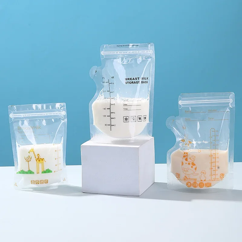30 個の厚い PE 漫画母乳保存袋 XL 容量漏れ防止ダブ - Food Storage Bags Xl のレビューと価格