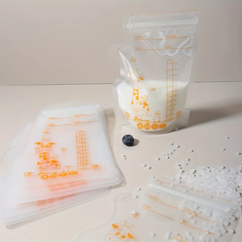 30 個の厚い PE 漫画母乳保存袋 XL 容量漏れ防止ダブ - Food Storage Bags Xl のレビューと価格