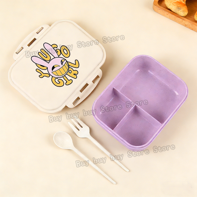 アニメアメージングデジタルサーカスランチボックスポータブル弁 - Food Storage Ideas のレビューと価格
