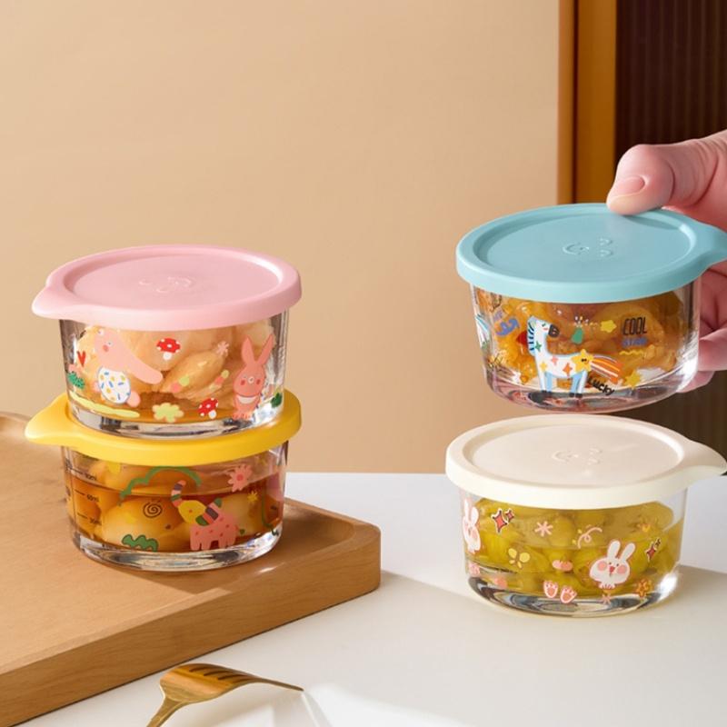 [MOA]丸型食品保存容器ガラスピクルス密封瓶冷蔵庫用果物野 - Food Storage Glass Round のレビューと価格
