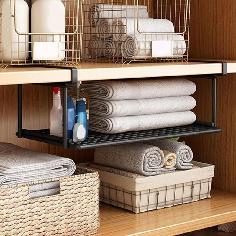 大容量ハンギングネットバスケット、キャビネットの下、収納棚、 - Food Storage Net Cabinet のレビューと価格