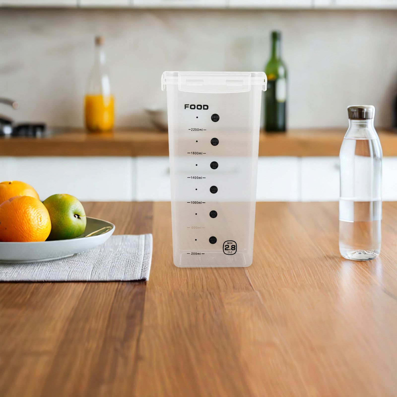 2個入り透明穀物保存容器 密閉型米シリアルパスタディスペンサ - Food Storage Dispenser のレビューと価格