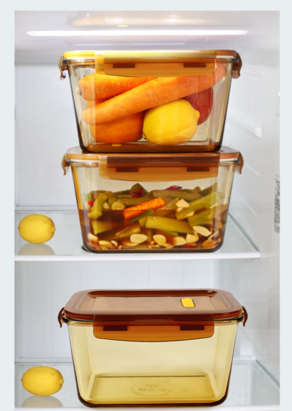 キムチ特別保存ボックス、ガラス弁当箱、食品グレード、密閉フル - Food Storage Ideas のレビューと価格
